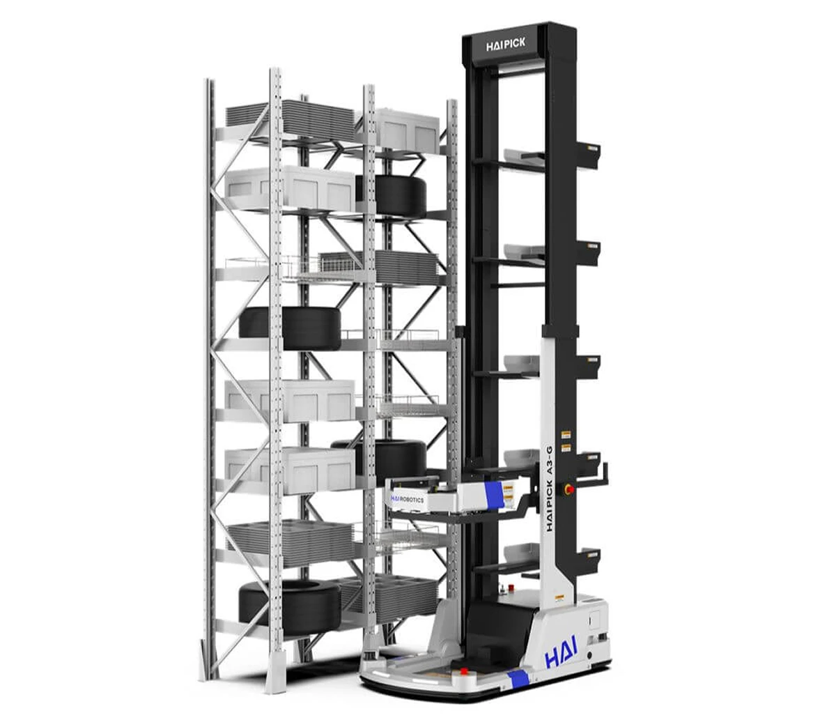 ระบบ Automated Warehouse พร้อมหุ่นยนต์ Haipick และ ACR ในคลังสินค้าทันสมัย